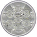 Back-Up Light, LED, White, Clear Lens, Round, AMP, 4", 12 Volt, Peterson M817C-7 - UnitedBuilt Equipment