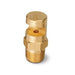 FloodJet® Nozzle, Brass, Flat Fan, 3/4" MNPT Inlet, 3/4K-210 - UnitedBuilt Equipment