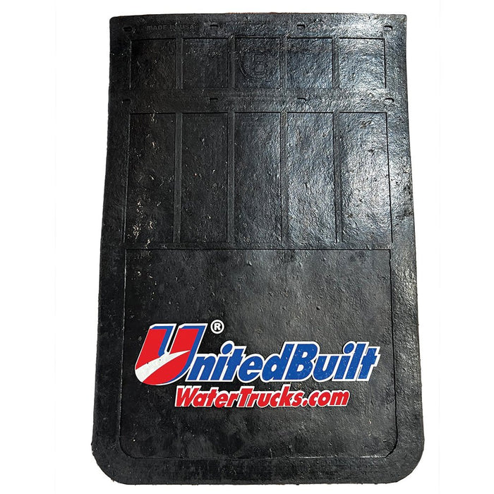Mud Flap, Standard 1/4" x 36" Long, UnitedBuilt Logo (MUDFLP36) - UnitedBuilt Equipment