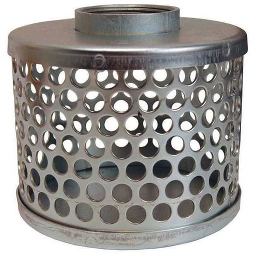Strainer, Round Holes 3/8", 3" NPSM, Zinc Plated Steel, Dixon RHS35 - UnitedBuilt Equipment