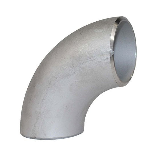 Weld Elbow, 90° Long Radius, Butt Weld, SCH40 Stainless Steel - UnitedBuilt Equipment
