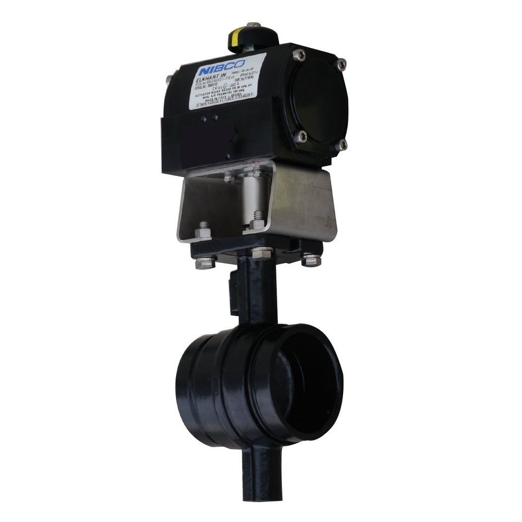 Air Operated Groove Butterfly Valve - UnitedBuilt Equipment