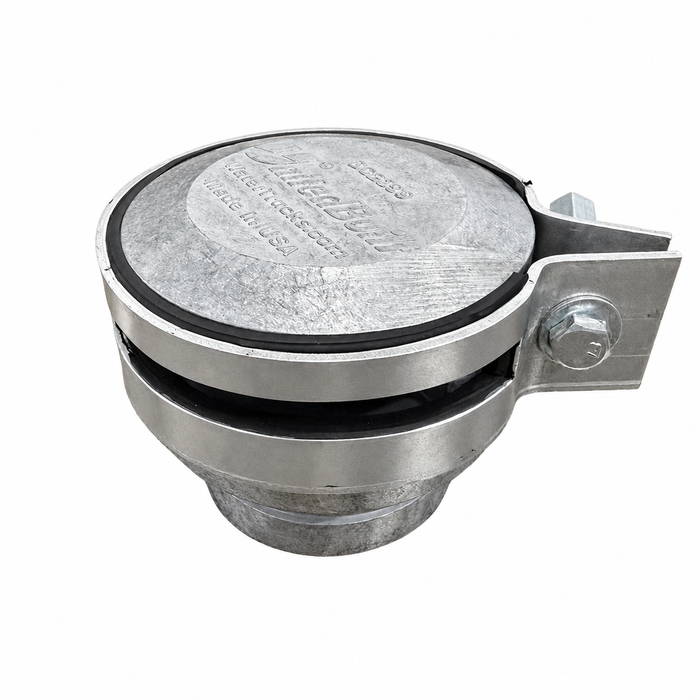 Fan Spray Head, Adjustable Band, A380 Aluminum, 3" Groove, UnitedBuilt BC2399