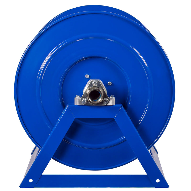 Hose Reel, 1-1/2" x 250', L/H Manual Rewind, EPDM Seal, Powder Coated Blue, Coxreels 1185-3328-BEXX