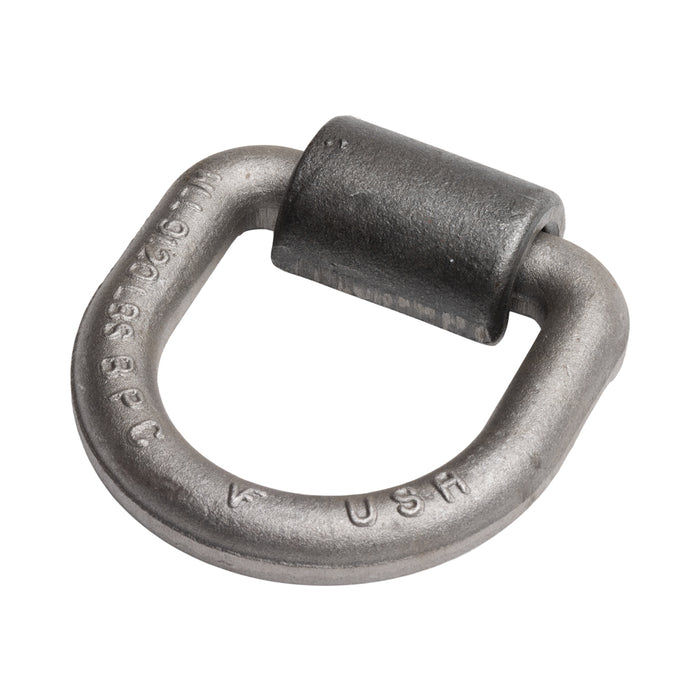 D-Ring, 3/4" Forged, Weld-On Bracket, Buyers B46 Domestically Forged