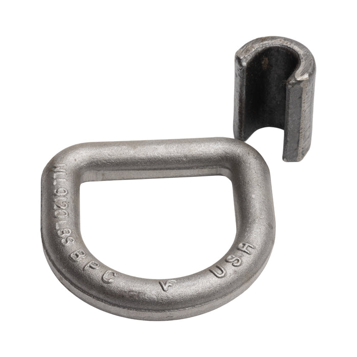 D-Ring, 3/4" Forged, Weld-On Bracket, Buyers B46 Domestically Forged