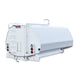 UnitedBuilt 6V4000 VisionTank 4,000 gallon U-Kit water truck tank kit with bare steel tank body, Muncie PTO drive option, M3ZRMS pump, spray valves, plumbing, and cab control console.