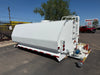UnitedBuilt 6V4000 VisionTank 4,000 gallon R-Kit drop-on water tank kit with fleet white powder coat, epoxy lined interior, Muncie hydraulic drive, M3ZRMS pump, spray valves, plumbing, and cab control console.