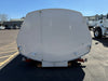 UnitedBuilt 6V4000 VisionTank 4,000 gallon R-Kit drop-on water tank kit with fleet white powder coat, epoxy lined interior, Muncie hydraulic drive, M3ZRMS pump, spray valves, plumbing, and cab control console.