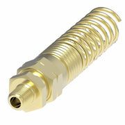 Air Brake Fitting, Spring Guard, 3/8" Tube OD x 3/8" MNPT, 338 B Series, 33806B-Y36 - UnitedBuilt Equipment