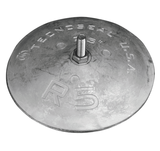 Anode 5" x 7/8" Magnesium, 2 - Piece Bolt - On, Tecnoseal R5MG - UnitedBuilt Equipment
