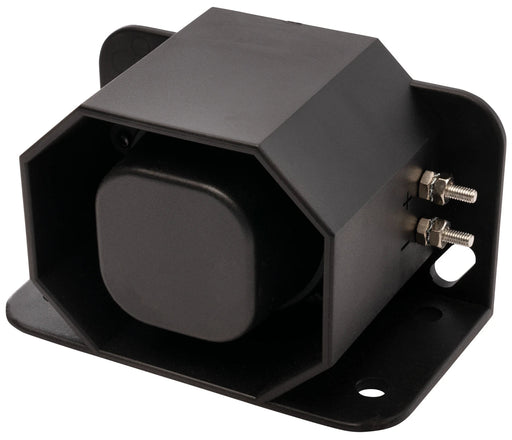 Back-Up Alarm, Self-Adjusting 82-107dB, 12-48 VDC, Universal Mount, Stud, Whelen BU82107 - UnitedBuilt Equipment
