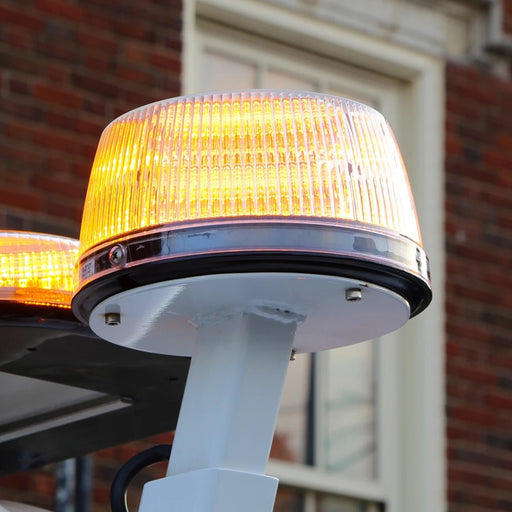 Beacon Light, High Profile Amber Permanent Mount Beacon, Whelen L31HAF - UnitedBuilt Equipment