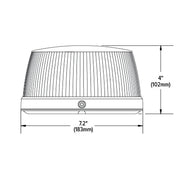 Beacon Light, High Profile Amber Permanent Mount Beacon, Whelen L31HAF - UnitedBuilt Equipment