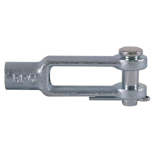 Cable Clevis, B27083A14Z 5/16 Inch Clevis With Pin And Cotter Pin Kit-Zinc Plated, Buyers B27083A14ZKT - UnitedBuilt Equipment