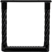 Cable Truck Step, Black Powder Coated, 12" Wide x 12" Height x 1.38" Depth, Bolt - On/Weld - On, Buyers 5231212 - UnitedBuilt Equipment