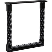 Cable Truck Step, Black Powder Coated, 12" Wide x 12" Height x 1.38" Depth, Bolt - On/Weld - On, Buyers 5231212 - UnitedBuilt Equipment