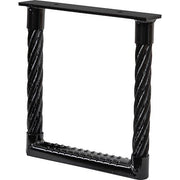 Cable Truck Step, Black Powder Coated, 12" Wide x 12" Height x 1.38" Depth, Bolt - On/Weld - On, Buyers 5231212 - UnitedBuilt Equipment