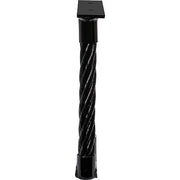 Cable Truck Step, Black Powder Coated, 12" Wide x 12" Height x 1.38" Depth, Bolt - On/Weld - On, Buyers 5231212 - UnitedBuilt Equipment