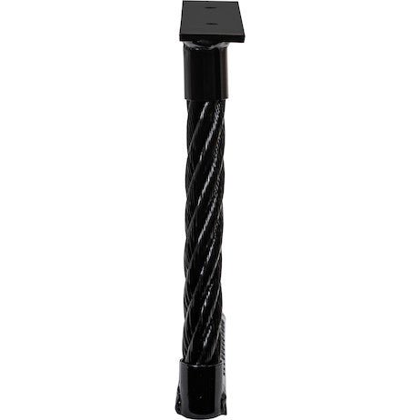 Cable Truck Step, Black Powder Coated, 12" Wide x 12" Height x 1.38" Depth, Bolt - On/Weld - On, Buyers 5231212 - UnitedBuilt Equipment