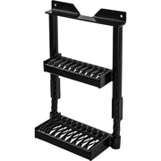 Cable Truck Step, Black Powder Coated, 16" Wide x 22" Height x 7" Depth, Bolt-On, Buyers 5232216 - UnitedBuilt Equipment