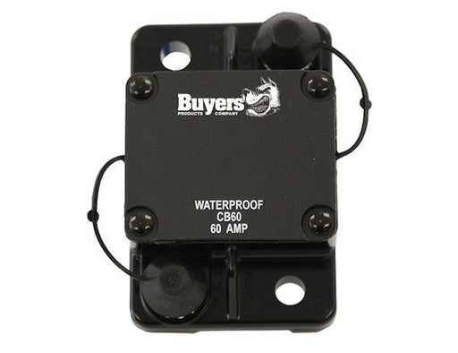 Circuit Breaker with Auto Reset, 60 AMP Waterproof, Buyers CB60 - UnitedBuilt Equipment