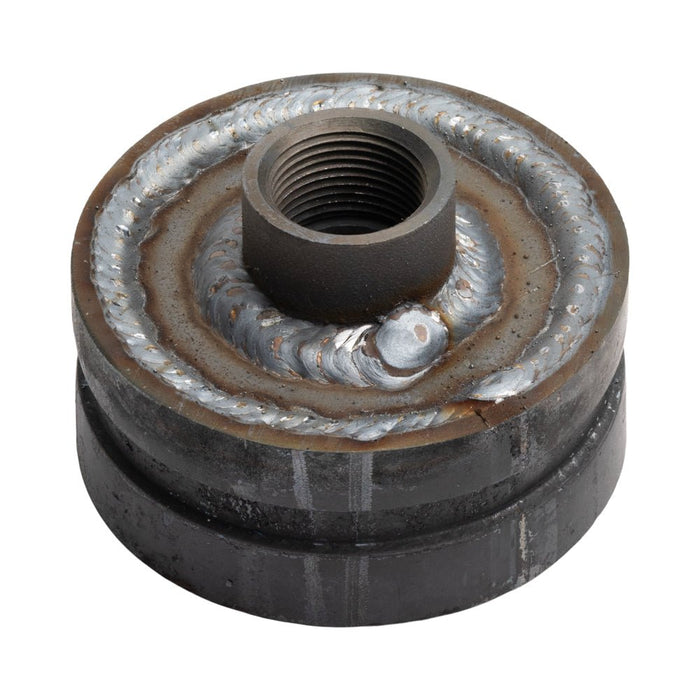 Groove Cap, 3" with 3/4" FNPT Outlet for Hose Bib (UTEBIBCAP) - UnitedBuilt Equipment