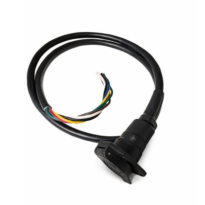 Harness TM53 7 - Pin RV Blade Socket, 6" Sealed Shrink Tube, 60" Lead with 8" Stripped Ends, SEALCO FM5703 - UnitedBuilt Equipment