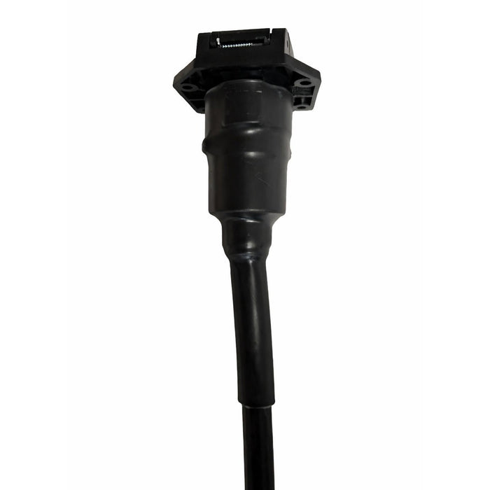 Harness TM53 7 - Pin RV Blade Socket, 6" Sealed Shrink Tube, 60" Lead with 8" Stripped Ends, SEALCO FM5703 - UnitedBuilt Equipment