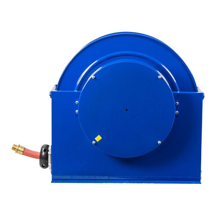 Hose Reel, 1 - 1/2" x 50' Spring Rewind, L/H, 250 PSI, Nitrile Seal, SP Series, Coxreels SLPL - 850 - UnitedBuilt Equipment