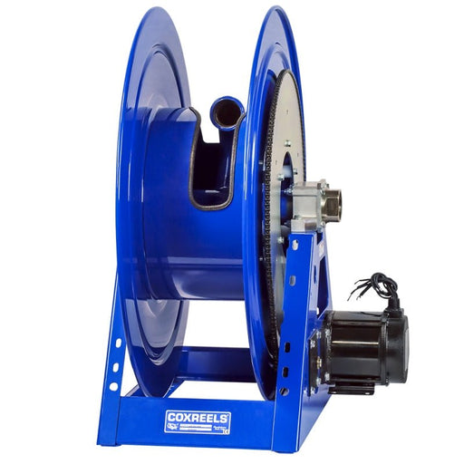 Hose Reel, 2" x 115', Electric Motor Rewind, 12VDC 1/2 HP Explosion Proof Motor, 1195 Series, Coxreels 1195 - 2032 - ED - UnitedBuilt Equipment