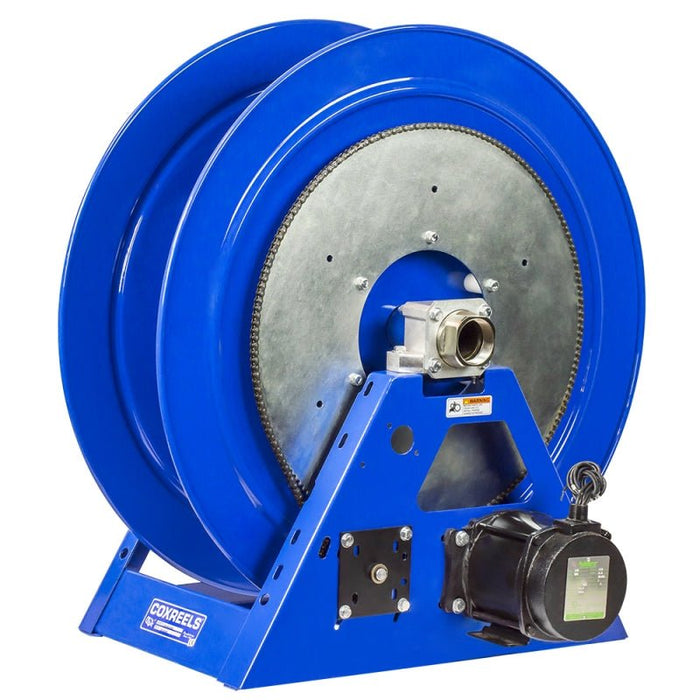 Hose Reel, 2" x 115', Electric Motor Rewind, 12VDC 1/2 HP Explosion Proof Motor, 1195 Series, Coxreels 1195 - 2032 - ED - UnitedBuilt Equipment