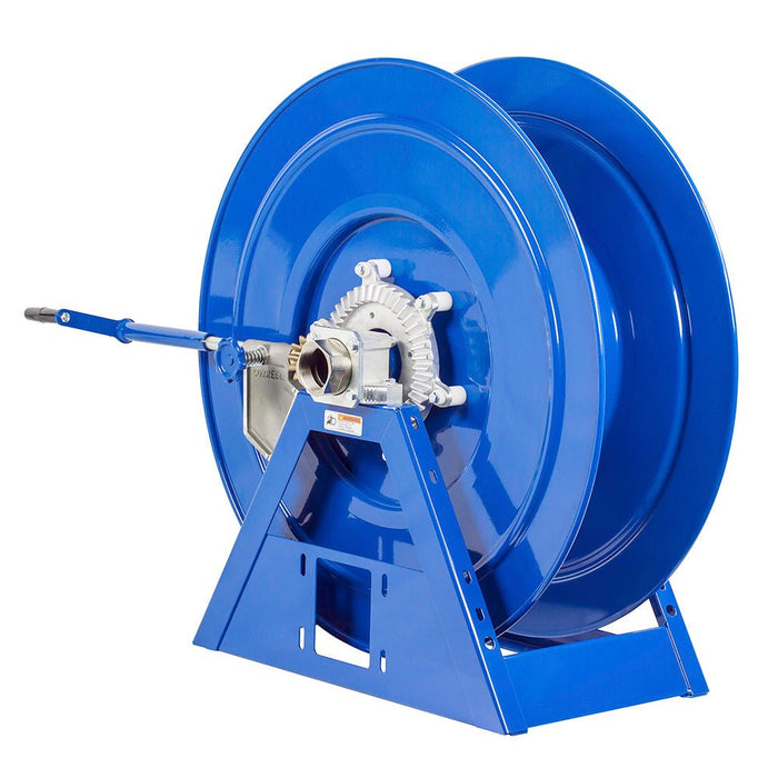 Hose Reel, 2" x 50', Manual Bevel Crank Rewind, Max 1000 PSI, 1195 Series, Coxreels 1195 - 932 - C - UnitedBuilt Equipment