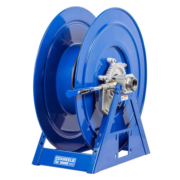 Hose Reel, 2" x 50', Manual Bevel Crank Rewind, Max 1000 PSI, 1195 Series, Coxreels 1195 - 932 - C - UnitedBuilt Equipment