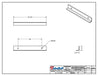 Hose Reel Mounting Bracket, Frame/Tank Head Mount, 3x2 Angle, Mild Steel, UnitedBuilt REELMTBKTFMC - UnitedBuilt Equipment