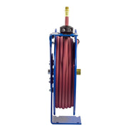 Hose Reel, P Series, 3/8" x 50' 300 PSI, Spring Rewind, Air & Water Hose Included, Coxreels P - LP - 350 - UnitedBuilt Equipment