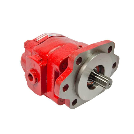 Hydraulic Motor, Bi - Rotational, 2/4 Bolt SAE B - Mount, 1" Gear, 8 GPM @ 1,000 RPM, 7/8 - 13T Spline Shaft, 1" ORB Side & Rear Ports, Metaris MK20B08DOX - UnitedBuilt Equipment