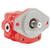 Hydraulic Pump/Motor, SAEB, 15GPM / 3.45 cu.in, 1 - 1/4" ORB Side Ports / 1" ORB Rear Ports, Shaft 7/8" x 13 Tooth, Bi - Rotational, Muncie PK11502BSBB - UnitedBuilt Equipment