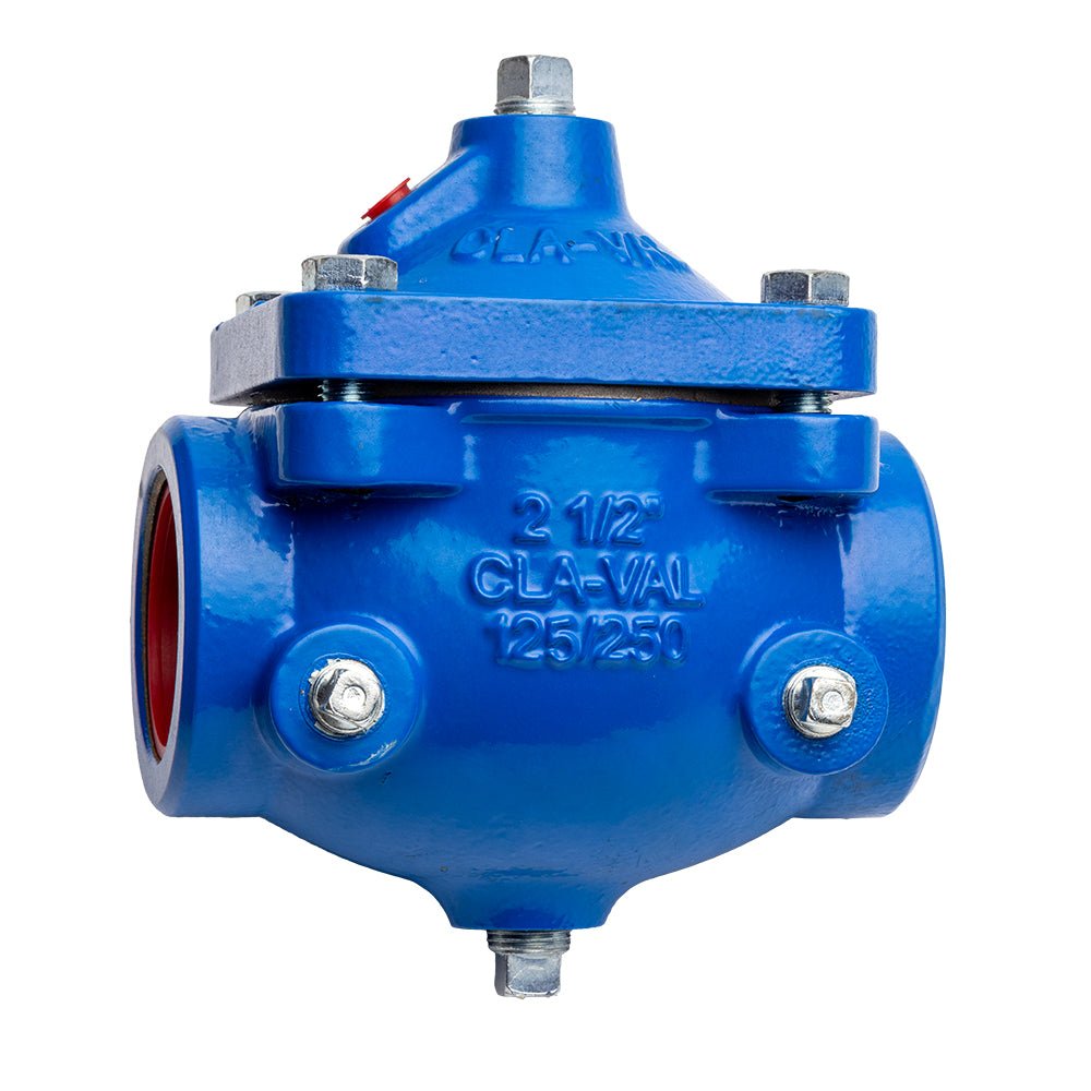 Inline Control Valve, AirtoClose, 21/2" FNPT, ClaVal 7100