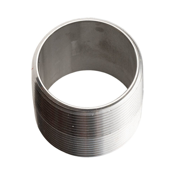 Nipple, Close Fully Threaded, Schedule 40 Stainless Steel - UnitedBuilt Equipment