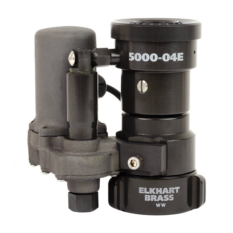 Nozzle 15GPM, 1 - 1/2" FNHT, 5000 - 04E (D) with Deutsch Connector for BrushHawk 8495, Adjustable Fog - to - Stream, Elkhart 05000047 - UnitedBuilt Equipment