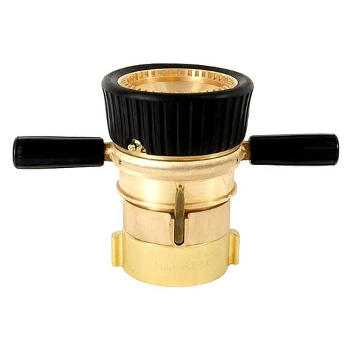 Nozzle, Select - O - Stream® CJ - B, 500 GPM 100 PSI, Fog to Stream, 2 - 1/2" Female NST (NHT), Brass, Master Stream, Elkhart 03891002 - UnitedBuilt Equipment
