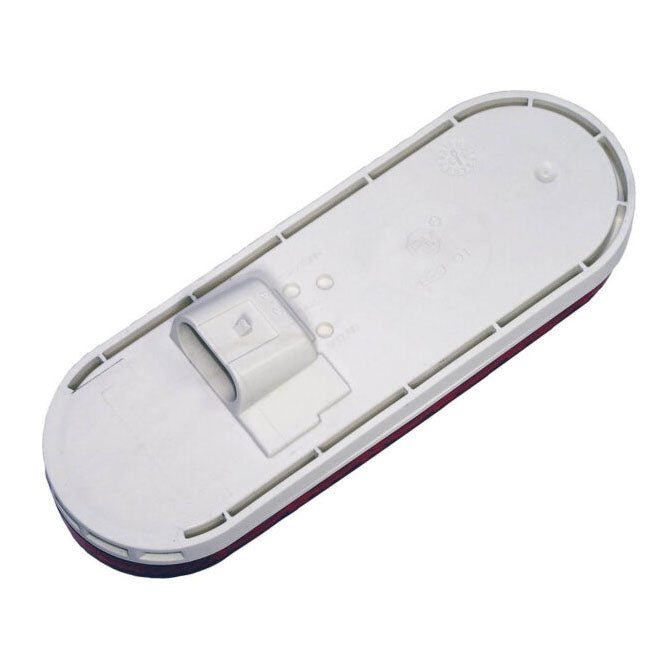 Oval Backup Light, White, LED, AMP, 6.5x2.25 12V, Peterson 820C - 7 - UnitedBuilt Equipment