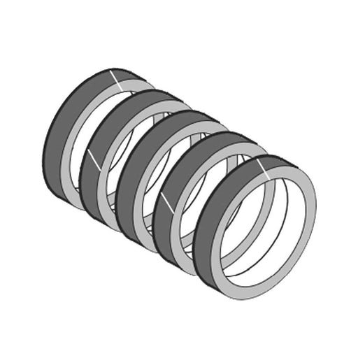 Packing Ring Set, (5) 1 - 3/4ID, Berkeley S13435 - UnitedBuilt Equipment