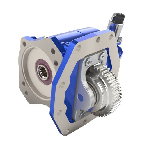 Power Take Off (PTO), Clutch Shift (Hot Shift) with Muncie Start, Electric 12V Over Hydraulic, 8-Bolt, 1-1/4" Round Shaft, Ford 10R140 10-Speed, Dual Mode (Stationary and Mobile), F22 Series, Muncie F22F1312DS51XPB - UnitedBuilt Equipment