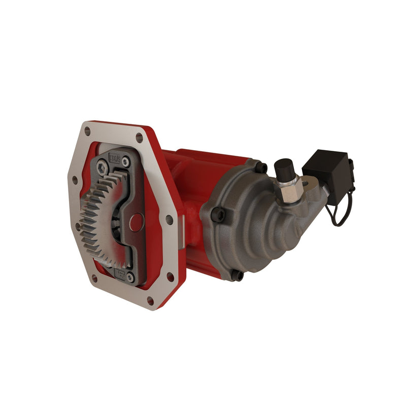 Power Take Off (PTO), Powershift Hydraulic (Hot Shift), Electric 12V Over Hydraulic, 10 - Bolt, SAE B 2/4 Bolt 15T Rotatable, Ford 10 - Speed, Eaton Bezares PT3960POE783DA, 3960 Series - UnitedBuilt Equipment