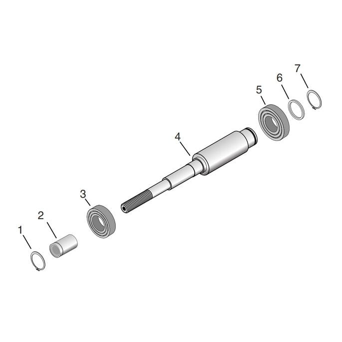 Shaft Kit, B3ZRM CCW Hydraulic Drive, Berkeley B80518 - UnitedBuilt Equipment
