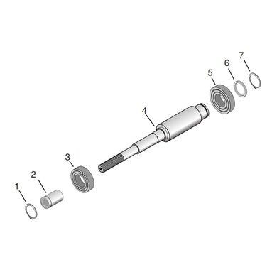 Shaft Kit, CW Hydraulic Drive for B80357, Berkeley B80519 - UnitedBuilt Equipment