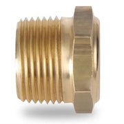 Sight Gauge Plug, Hydraulic Fluid, 1/2 NPTF Brass, Buna - N, LDI LSP151 - 04 - 01 - UnitedBuilt Equipment
