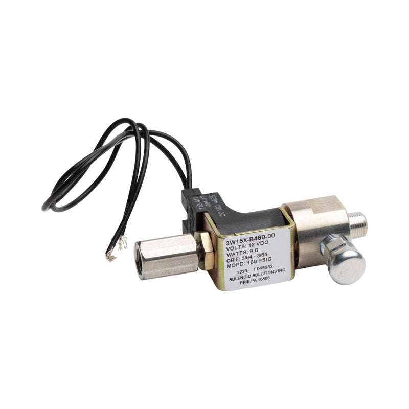 UnitedBuilt 3W15X-B460-00 3-way 12VDC solenoid valve with 1/8" NPT ports